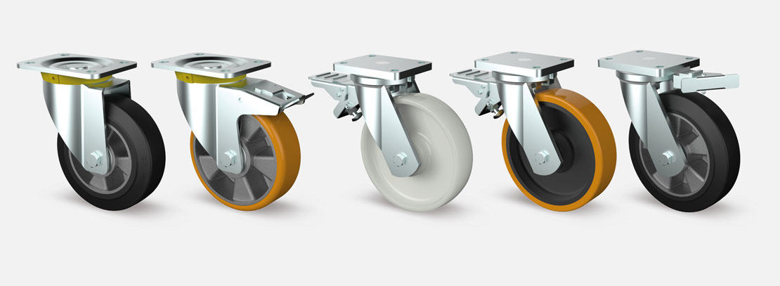 Heavy duty castors