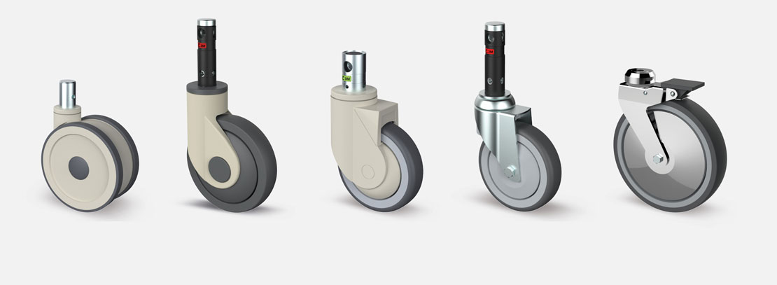 Medical and Reha castors