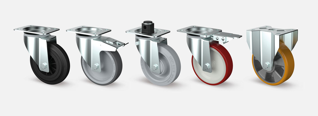 Industrial castors